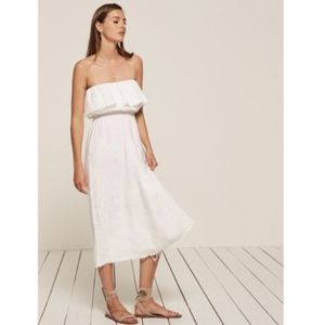 Reformation Magdalena Dress, NWT, Size XS, White